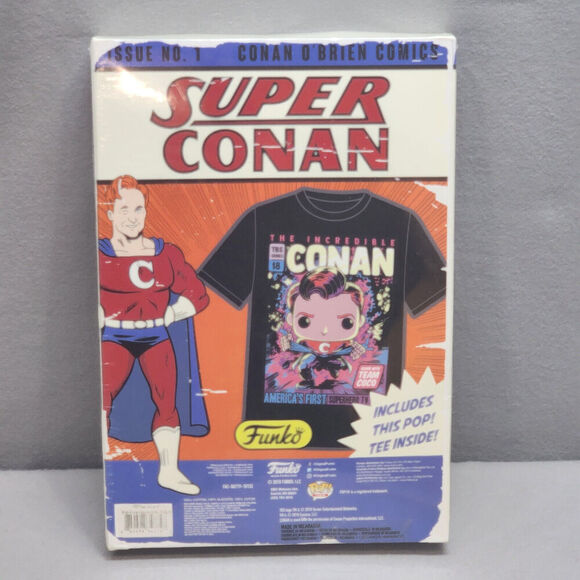 Conan Cosmic Comic BLACK XL Funko Pop T-Shirt NEW 100% Cotton - Picture 3 of 4